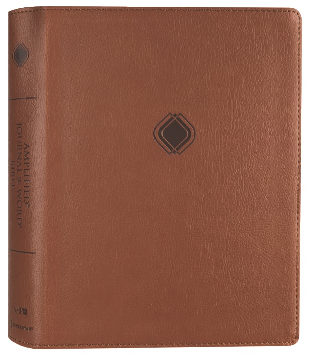 B AMPLIFIED JOURNAL THE WORD BIBLE BROWN