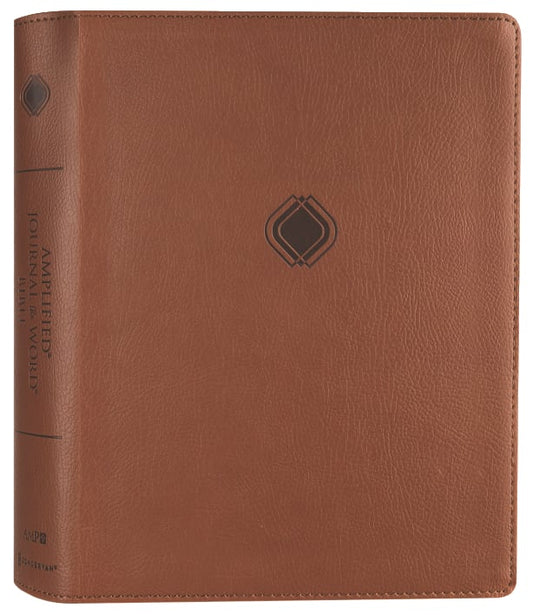 B AMPLIFIED JOURNAL THE WORD BIBLE BROWN