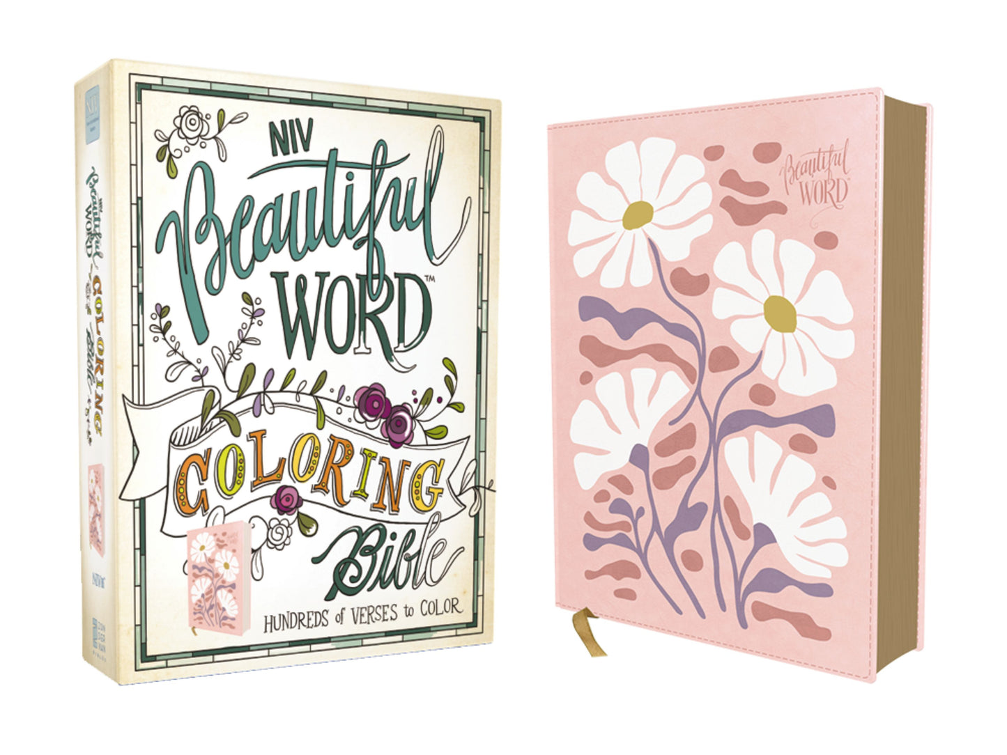 NIV BEAUTIFUL WORD COLORING BIBLE  PINK (BLACK LETTER EDITION)