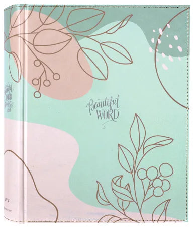 NIV BEAUTIFUL WORD COLORING BIBLE  LARGE PRINT TEAL (BLACK LETTER EDITION)