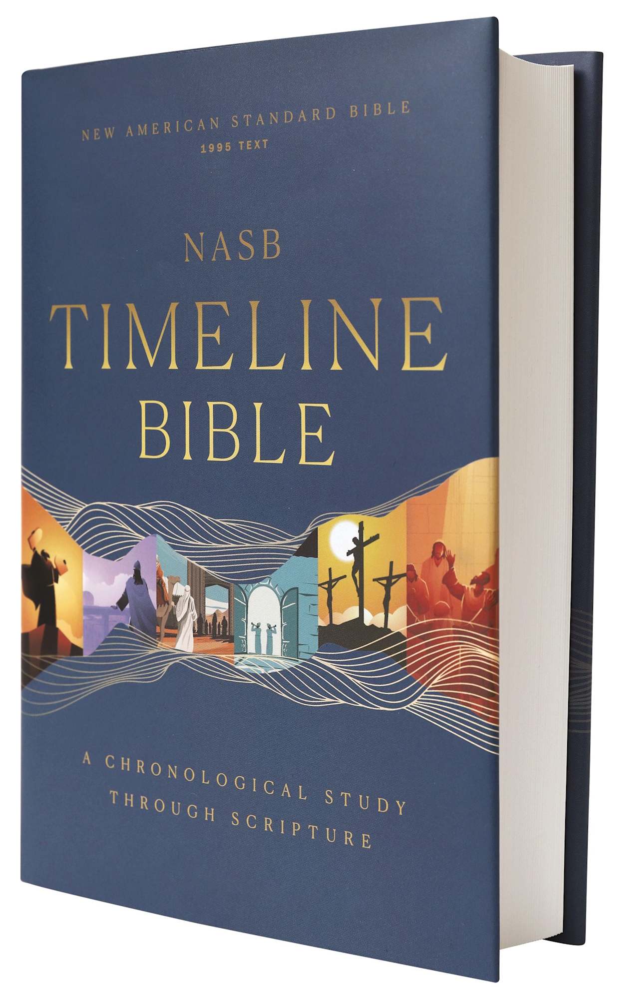 B NASB TIMELINE BIBLE  1995 TEXT (RED LETTER EDITION)