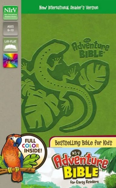 B NIRV ADVENTURE BIBLE FOR EARLY READERS JUNGLE GREEN (BLACK LETTER EDITION)