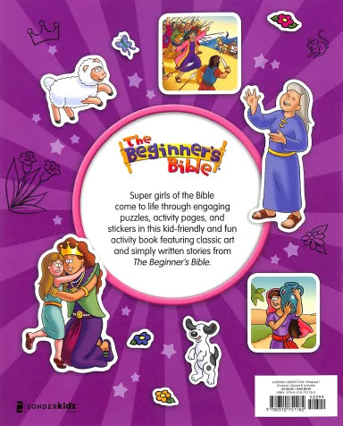 BEGINNER'S BIBLE: SUPER GIRLS OF THE BIBLE STICKER AND ACTIVITY BOOK