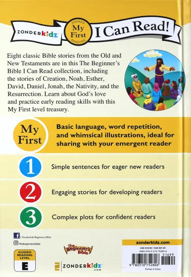 ICRBGMF: BEGINNER'S BIBLE READ THROUGH THE BIBLE  THE: 8 BIBLE STORIES FOR BEGINNING READERS