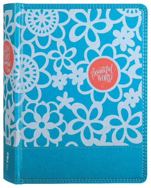 NIV BEAUTIFUL WORD COLORING BIBLE FOR GIRLS TEAL (BLACK LETTER EDITION)