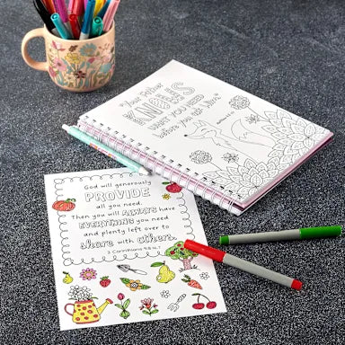 MY FAVORITE BIBLE VERSES: COLORING FOR GIRLS