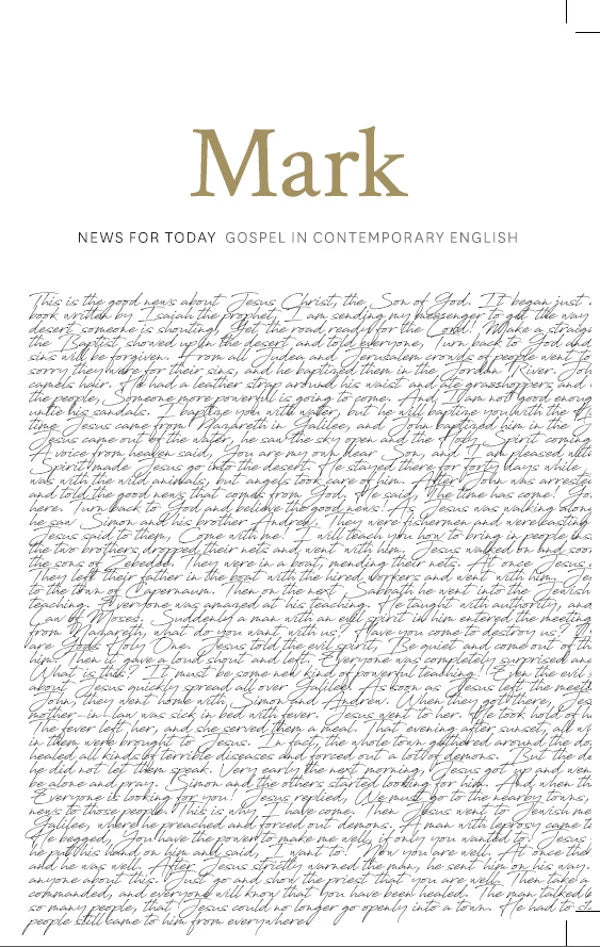 CEV GOSPEL OF MARK