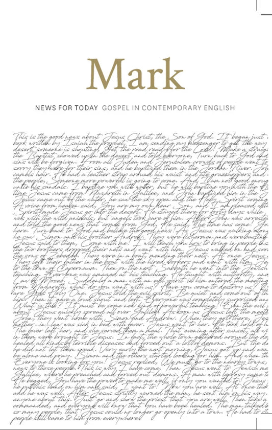 CEV GOSPEL OF MARK