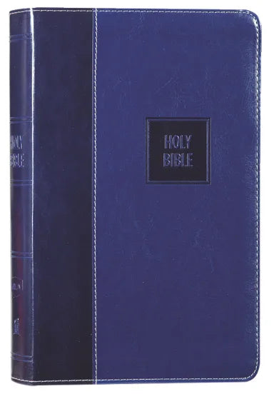 B NKJV DELUXE GIFT BIBLE BLUE (RED LETTER EDITION)