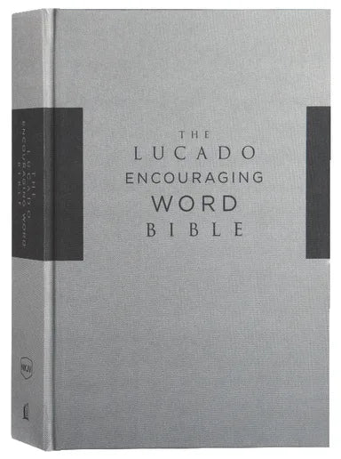 B NKJV LUCADO ENCOURAGING WORD BIBLE GRAY