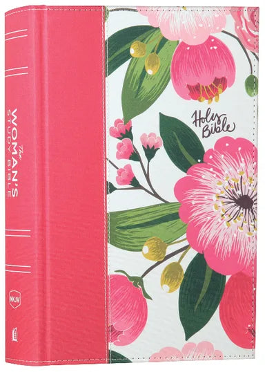 B NKJV THE WOMAN'S STUDY BIBLE PINK FLORAL FULL-COLOR