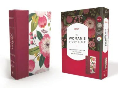 B NKJV THE WOMAN'S STUDY BIBLE PINK FLORAL FULL-COLOR