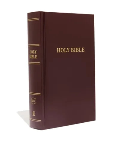 B KJV PEW BIBLE LARGE PRINT BURGUNDY (RED LETTER EDITION)