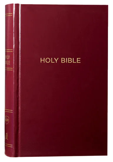 B NKJV PEW BIBLE LARGE PRINT BURGUNDY (RED LETTER EDITION)