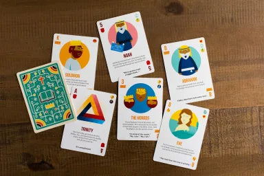 BIBLE INFOGRAPICS FOR KIDS PLAYING CARDS