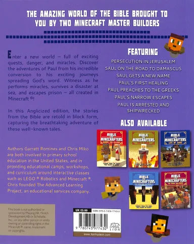UNOFFICIAL BIBLE FOR MINECREFTERS  THE: ADVENTURES OF PAUL