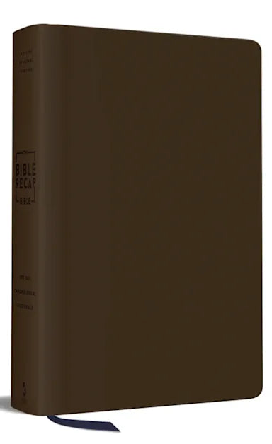 B ESV THE BIBLE RECAP 365-DAY CHRONOLOGICAL STUDY BIBLE BROWN (RED LETTER EDITION)