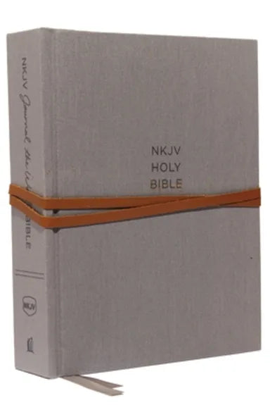 B NKJV JOURNAL THE WORD BIBLE GRAY (RED LETTER EDITION)