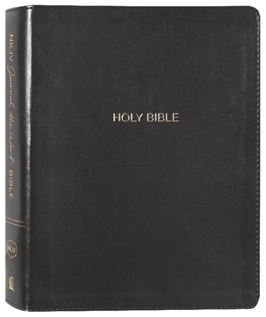 B NKJV JOURNAL THE WORD BIBLE BLACK (RED LETTER EDITION)