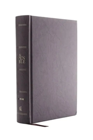 B NIV OPEN BIBLE GRAY (RED LETTER EDITION)