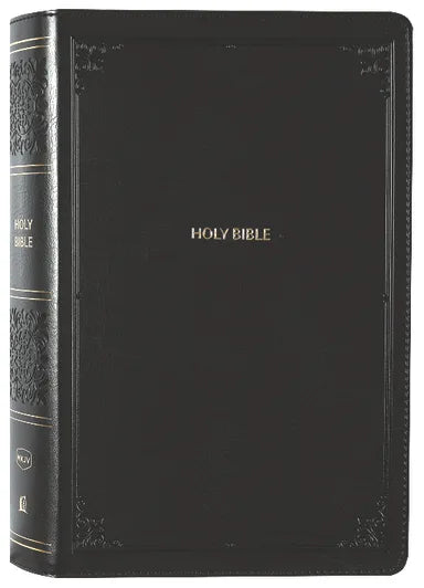 B NKJV END-OF-VERSE REFERENCE BIBLE PERSONAL SIZE LARGE PRINT BLACK (R ...