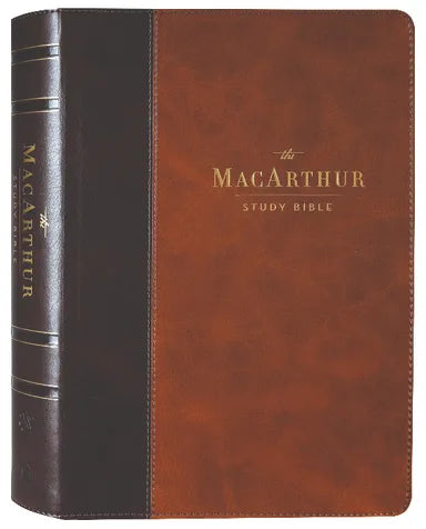 B ESV MACARTHUR STUDY BIBLE 2ND EDITION BROWN (BLACK LETTER EDITION)