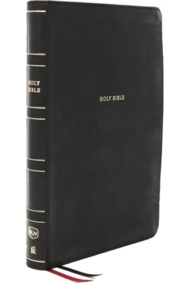 B NKJV THINLINE REFERENCE BIBLE BLACK THUMB INDEXED (RED LETTER EDITION)