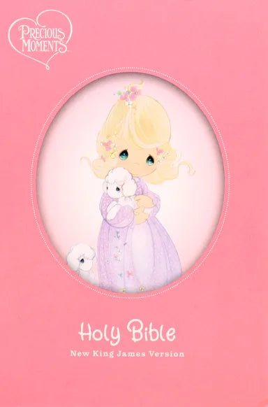 B NKJV PRECIOUS MOMENTS SMALL HANDS BIBLE PINK