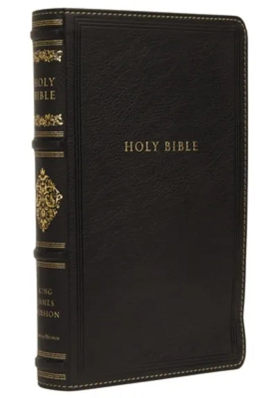 KJV SOVEREIGN COLLECTION BIBLE PERSONAL SIZE BLACK THUMB INDEXED (RED LETTER EDITION)