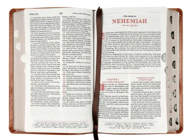 KJV SOVEREIGN COLLECTION BIBLE PERSONAL SIZE BROWN THUMB INDEXED (RED LETTER EDITION)