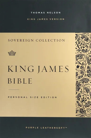 B KJV SOVEREIGN COLLECTION BIBLE PERSONAL SIZE PURPLE (RED LETTER EDITION)
