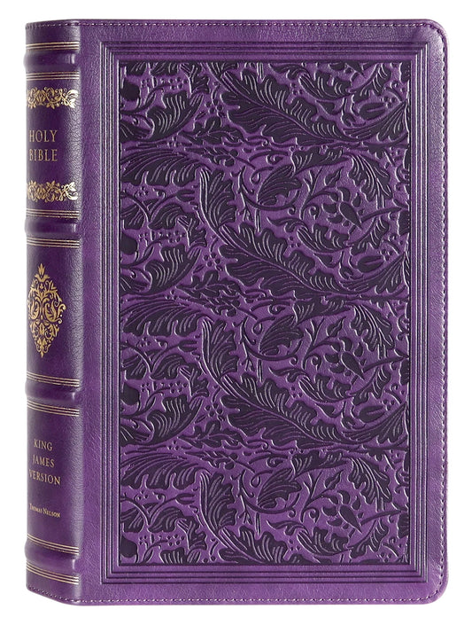 B KJV SOVEREIGN COLLECTION BIBLE PERSONAL SIZE PURPLE (RED LETTER EDITION)