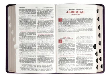 KJV SOVEREIGN COLLECTION BIBLE PERSONAL SIZE PURPLE THUMB INDEXED (RED LETTER EDITION)