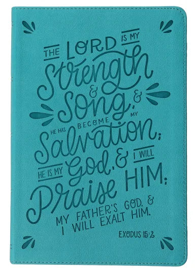 B NKJV THINLINE BIBLE VERSE ART COVER COLLECTION TEAL THUMB INDEXED (RED LETTER EDITION)