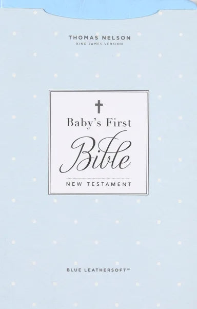 B KJV BABY'S FIRST NEW TESTAMENT BLUE (RED LETTER EDITION)