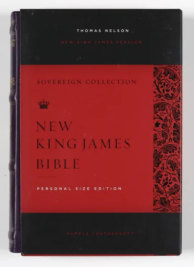 NKJV PERSONAL SIZE REFERENCE BIBLE SOVEREIGN COLLECTION PURPLE (RED LETTER EDITION)