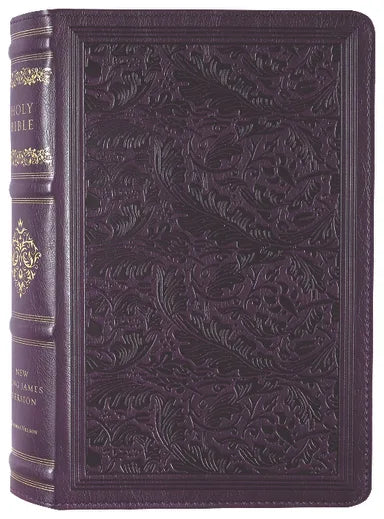 NKJV PERSONAL SIZE REFERENCE BIBLE SOVEREIGN COLLECTION PURPLE (RED LETTER EDITION)