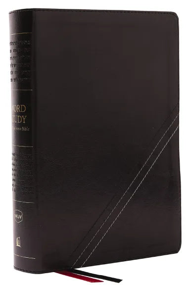 B NKJV WORD STUDY REFERENCE BIBLE BLACK (RED LETTER EDITION)