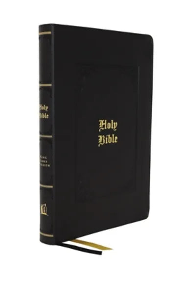 B KJV LARGE PRINT CENTER-COLUMN REFERENCE BIBLE BLACK (RED LETTER EDITION)