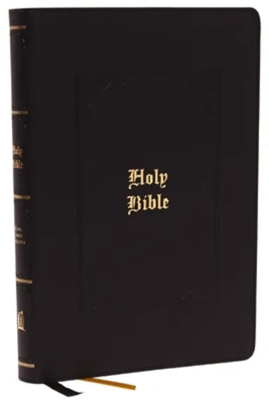 B KJV LARGE PRINT CENTER-COLUMN REFERENCE BIBLE BLACK (RED LETTER EDITION)