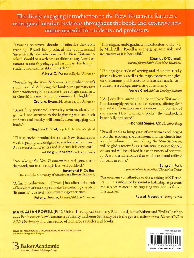INTRODUCING THE NEW TESTAMENT: A HISTORICAL  LITERARY AND THEOLOGICAL SURVEY (2ND EDITION)
