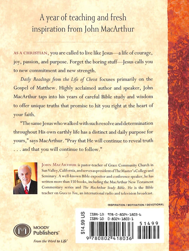 DAILY READINGS FROM THE LIFE OF CHRIST (#01 IN GRACE FOR TODAY SERIES)