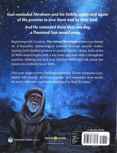 ADVENT STORYBOOK  THE: 25 BIBLE STORIES SHOWING WHY JESUS CAME