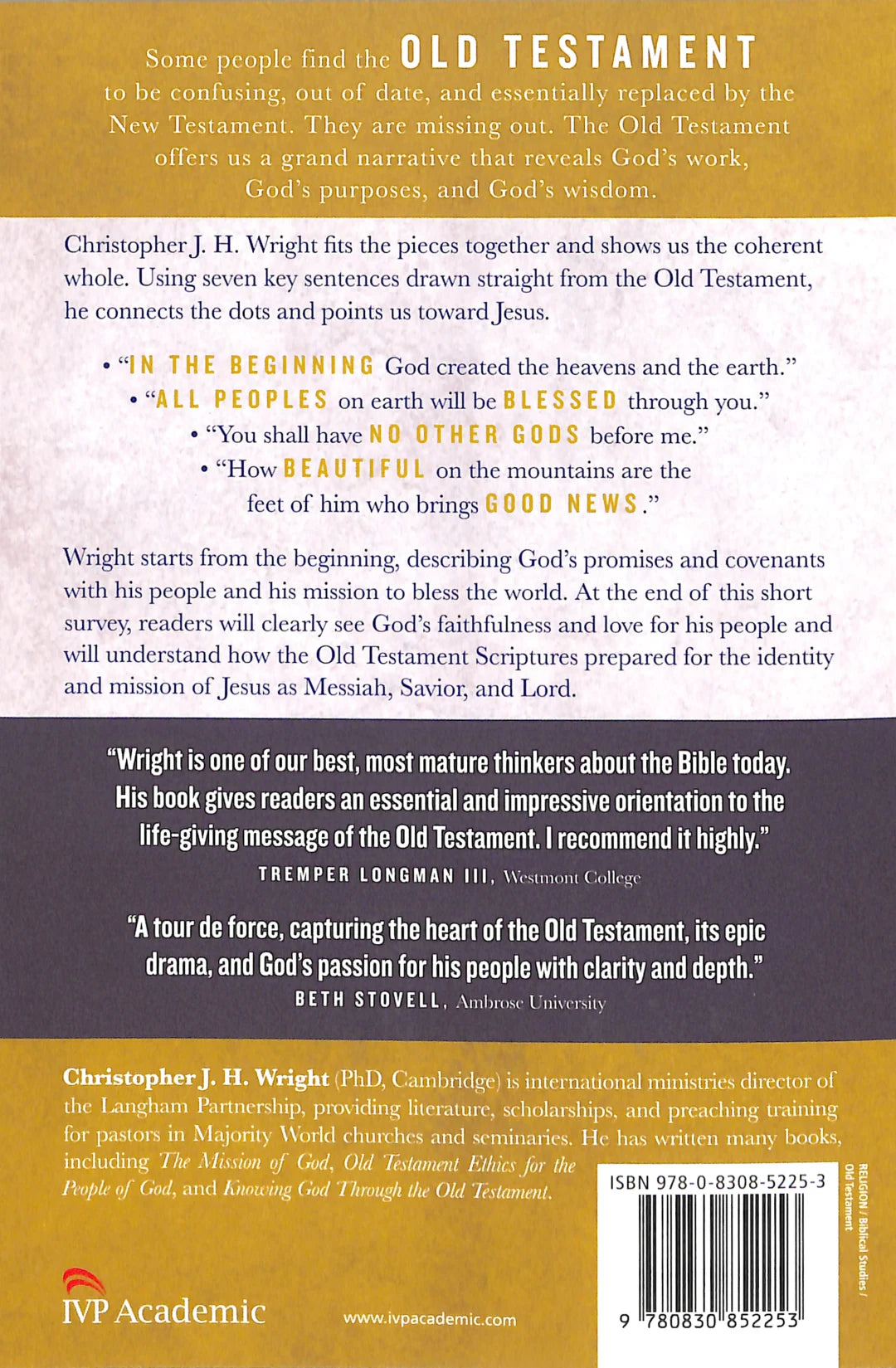 THE OLD TESTAMENT IN SEVEN SENTENCES: A SMALL INTRODUCTION TO A VAST TOPIC
