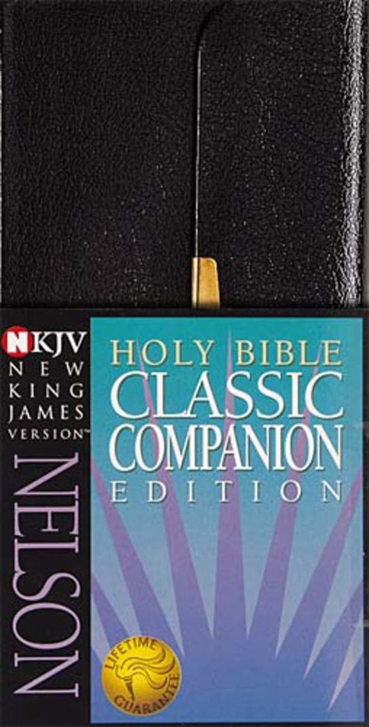 B NKJV CHECKBOOK BIBLE SNAP FLAP BLACK (RED LETTER EDITION)