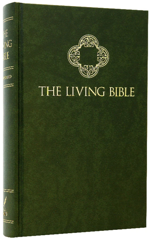 TLB The Living Bible Green (Black Letter Edition)
