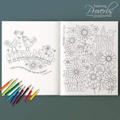 EXPLORING PROVERBS - COLOURING JOURNAL (ADULT COLOURING BOOK SERIES)