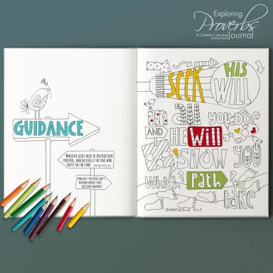 EXPLORING PROVERBS - COLOURING JOURNAL (ADULT COLOURING BOOK SERIES)
