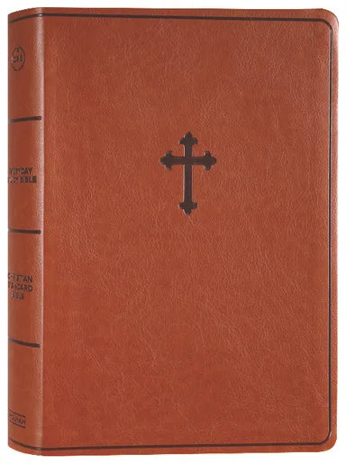 B CSB EVERYDAY STUDY BIBLE TAN CROSS