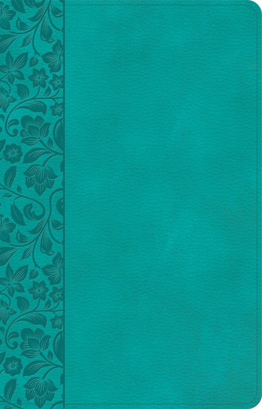 B NASB LARGE PRINT PERSONAL SIZE REFERENCE BIBLE TEAL (RED LETTER EDITION)